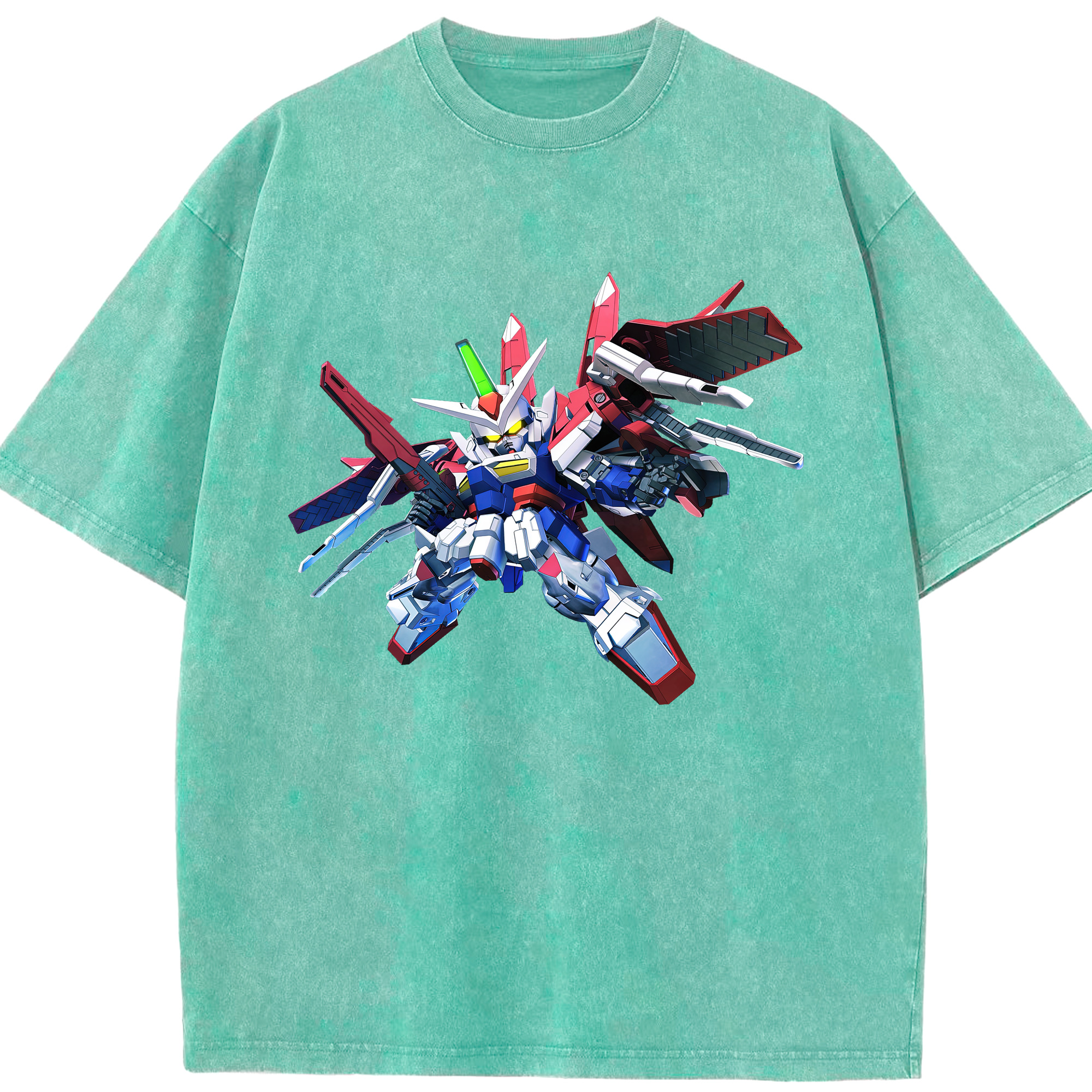 （画像用） 機動戦士ガンダム Mobile Suit Gundam 綿100% ヴィンテージ風 半袖Tシャツ（フロントプリント）